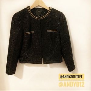 Forever 21 Tweed and Gold Jacket Size Small